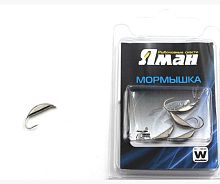 Мормышка вольф. Яман Супер банан с ушком, р. 2,2, вес 0,5, цв. никель