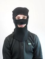 Маска-шлем 2-й вязки (черная)