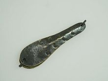 Блесна Сквирского круглоголовая №1 двойная цв,вороненая/желтая