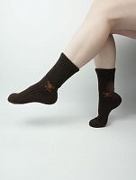 Носки (верблюд, як) р.L(38-40), цв.т-коричневый