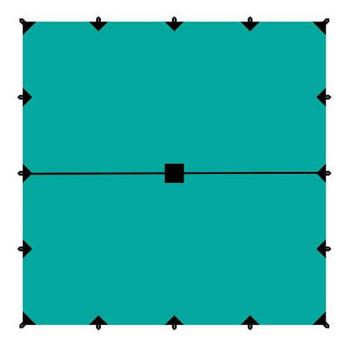 Тент 6*6м, зеленый