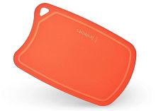 Доска разделочная термопластиковая, 380*250*2мм, красная