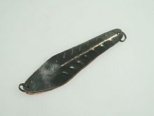 Блесна Сквирского остроголовая №2 двойная  цв. вороненая/красная