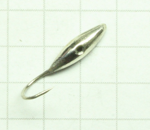 Мормышка Овсинка № 1 серебро Мормышка Овсинка № 1 серебро