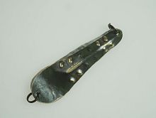 Блесна Сквирского круглоголовая №1 двойная цв. вороненая/белая