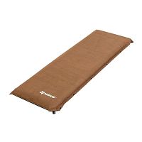 Коврик самонадувной 190*65*10 см, флок коричневый