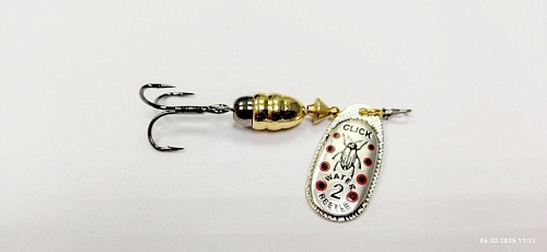 Блесна вращающаяся CLICK LABEL 5,0гр Блесна вращающаяся CLICK LABEL 5,0гр