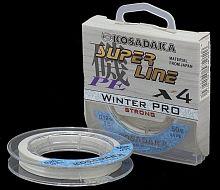 Леска плетен. зимняя "SUPER LINE PE X4 Winter PRO" 50м, цв.прозр., 0,14мм, 8,2кг