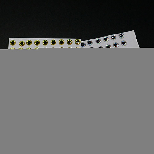 Голографические глазки (эпоксидные) 5 мм ((40шт)