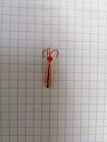 Мормышка Чёрт/отверстие 4,2 мм Cu