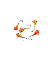 Мормышка вольф. Яман Капля с ушком, р. 3, вес 0,5, цв.аргиана