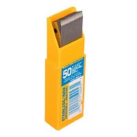 Лезвие для ножей OLFA, сегментированное, 9*80*0,38мм, (OL-AB-50S) (42шт. в уп)