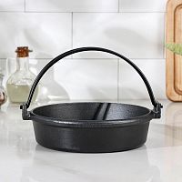 Сковорода походная, чугунная, 20*5,5 см