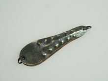 Блесна Сквирского круглоголовая №1 двойная цв. вороненая/красная