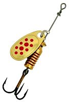 Блесна Comet Decoree Rouge PTS Or №3