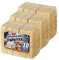 МАКУХА кукурузный жмых с отверстием ЧЕСНОК 320гр (уп/10шт)