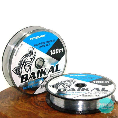 Леска Байкал 0,14мм, 2,1кг 100м