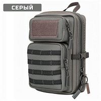 Сумка IFRIT Warrior 2л, р-р 12*8*18см, цв.серый