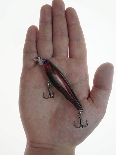 Воблер Five Stars 7 см, 8гр, цв.1 кр. №4 Воблер Five Stars 7 см, 8гр, цв.1 кр. №4