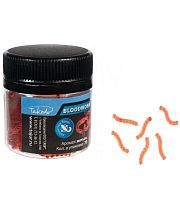 Приманка Искусственный мотыль, съедобный мелкий 18мм, 70шт