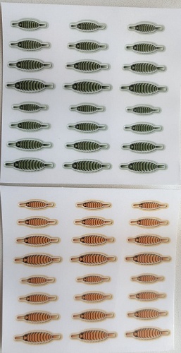 Спинка бокоплава (gammarus),цвет в ассортименте Спинка бокоплава (gammarus),цвет в ассортименте