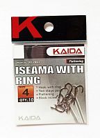 Крючки одинарные Kaida ISEAMA р.4