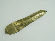 Блесна Сквирского круглоголовая №3 двойная цвет желтая/белая