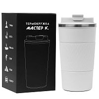 Термокружка 500мл, цв.белый