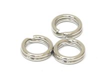 Заводное кольцо Namazu RING-A, цв. Cr, р. 8 ( d=5 mm), test-6,5 кг
