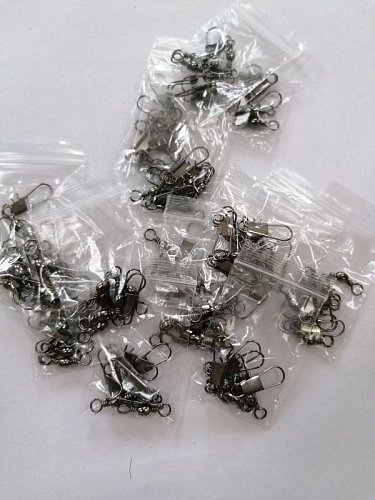 Застежка с вертлюгом AKARA №4 (5шт) Застежка с вертлюгом AKARA №4 (5шт)