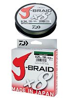 Леска плетеная "J-Braid X8 Dark Green" 0.06мм 150м