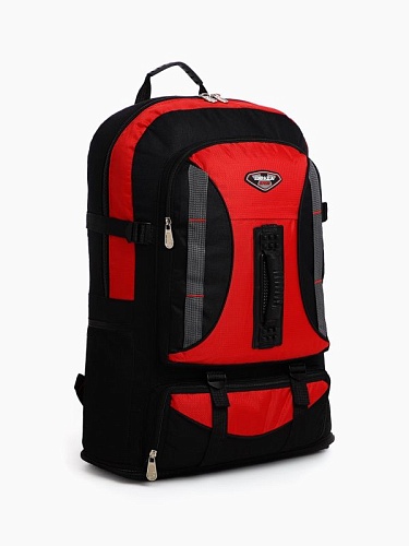 Рюкзак туристический 37л.,с увеличением, красный