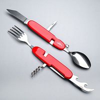 Набор туриста "Путешественник" 5в1,цв.красный