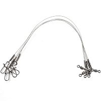 Поводок стальной NAMAZU Leader 1х7, d-0,24 мм, L-20 см, test- 7 кг уп. 5 шт.