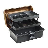 Ящик летний двухполочный Helios золотой