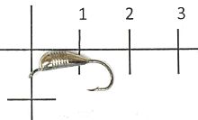 Мормышка гвоздик с ушком, 4.5 мм вес 1,35 гр черный никель LumiCom