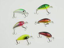 Набор мини-крэнкбейтов 4,0см, 3,9гр (6шт)