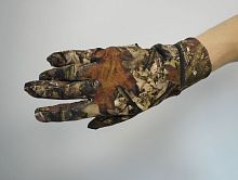 Перчатки трикотажные КМФ лес, р. XL