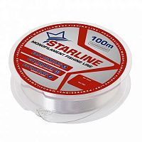 Леска монофильная STARLINE 100 m (transparent) d 0.234