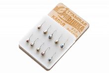 Мормышка вольф. Тульская Капля/кембрик 3,6 серебро