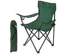 Кресло складное 50*50*80 см до 120 кг (сталь d-16*0,6 мм/ПЭ600D), цв.зеленый