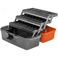 Ящик летний трехполочный Helios оранжевый