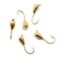 Мормышка вольф. Яман Капля с ушком, р. 3, вес 0,5, цв.золото