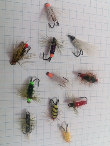 Обманка (хариус,ленок) на двойнике Веретенникова Обманка (хариус,ленок) на двойнике Веретенникова