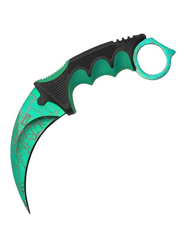 Нож керамбит CS Green CS0091