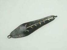 Блесна Сквирского остроголовая №2 двойная цв.вороненая/желтая