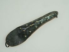 Блесна Сквирского круглоголовая №2 двойная цв. вороненая/красная