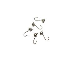 Мормышка вольф. точеная Яман Дробь с ушком, р. 3, вес 0,3, цв. никель