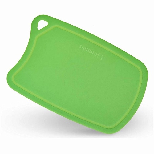 Доска разделочная термопластиковая, 380*250*2мм, зеленая