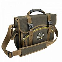 Сумка рыболовная жесткая (большая),цв.темно-коричневый